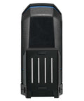 Back view of Green Beam Self Leveling Alignment Laser Pro Grade With Plumb And Level Point Projection Built In Multipurpose Mount Visimax Technology