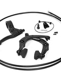 Springfield U Brake Kit With Lever And Ghost Pads For BMX Street Bikes, black B mount, Slic cable, easy assembly parts