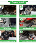 Step-by-step installation guide for Built Tough Golf Cart Front Lower Leaf Spring And Upper A Arm Bushing Sleeves Kit.