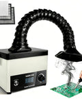 Desktop Solder Fume Extractor With 3 Stage HEPA Carbon Filtration Adjustable Speed Beefy 71 CFM Suction For Soldering Welding
