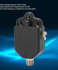 Close-up of Beefy End Fed Ham Radio Antenna For Outdoors 4 Band And 8 Band Coverage 1 MHz To 30 MHz 100W Power Handling Unit.