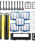 24pc Big Kit Replacement Parts For Shark IQ Robot Vacuums Includes Side Brush Sweep Brush Filters Main Roller Cover