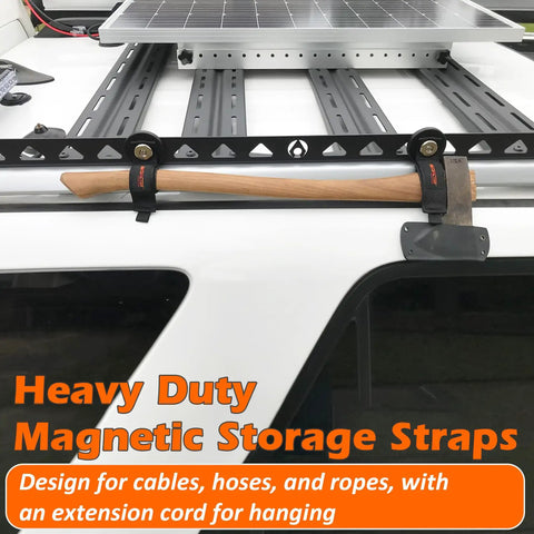 Two Pack Heavy Duty Magnetic Hooks With Rubber Coated Magnets Strong Hold Up To 20 Lbs Garage And Workshop Storage Mounting Axe