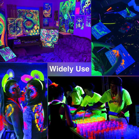 2 Pack 38W Led Blacklight Flood Lights IP66 Waterproof For Dope Stage Parties And Next Level Neon Glow With 120 Degree Wide Beam For Aquariums And Nightlife Crew