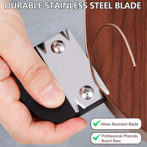 Pro Grade Edge Banding Trimmer For Woodworking 2026 Upgraded Edge Banding Tool trimming wood veneer with stainless steel blade