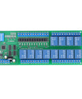 RS485 Isolated Relay Module With 12 Input And 12 Output Channels For RTU Protocol, DIN35 PLC Component, 12V DC Version, Seven Modes
