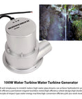Off Grid Hydro Generator 100W Water Turbine With Permanent Magnet Brushless Motor For 12V Battery Charging