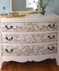 Dresser refinished with All In One Refinishing Paint For Furniture And Cabinets And More, No Stripping Sanding Or Priming Needed