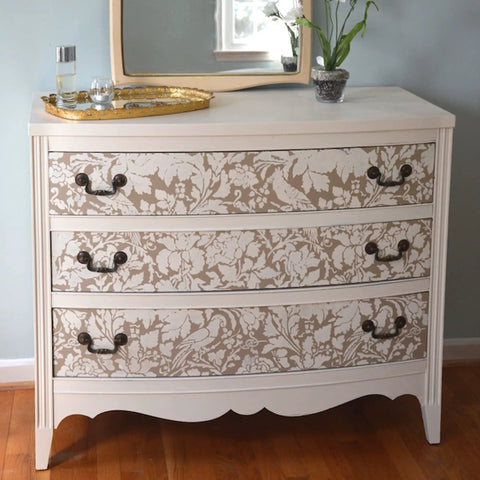 Dresser refinished with All In One Refinishing Paint For Furniture And Cabinets And More, No Stripping Sanding Or Priming Needed