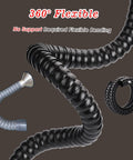 Heavy Duty Flexible Fume Extractor Hose With Articulated Hood For Salon And Shop Use, 360° flexible black tubing design.