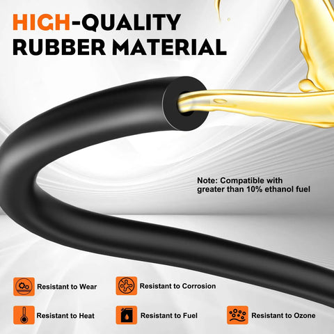Go To Fuel Line Primer Bulb Kit For RedMax Trimmers And Leaf Blowers showing high-quality rubber material.