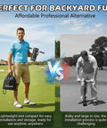 Comparison of Pro Grade Portable Golf Hole Cutter Kit With 4 Inch And 6 Inch USGA Standard Holes and traditional cutter