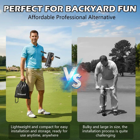 Comparison of Pro Grade Portable Golf Hole Cutter Kit With 4 Inch And 6 Inch USGA Standard Holes and traditional cutter
