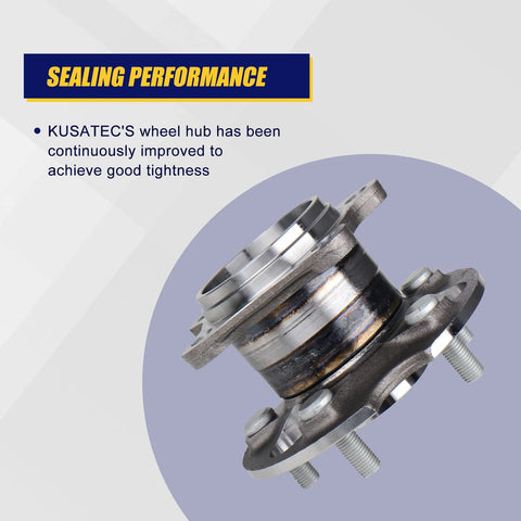 Close-up of Rear Wheel Bearing And Hub Assembly 512284 for Toyota Highlander 2004 2013 Venza 2009 2016 Lexus RX330 RX350 RX400h AWD