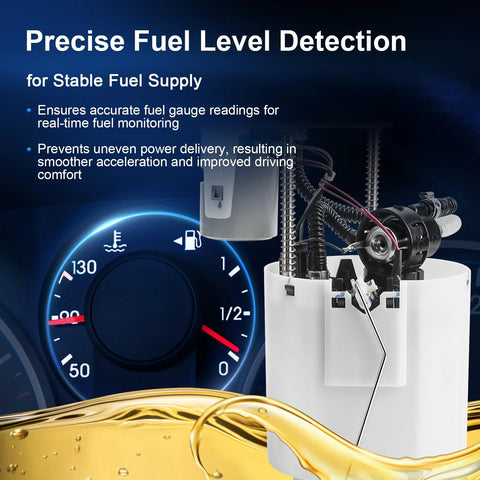 Buick Enclave Chevy Traverse GMC Acadia Saturn Outlook Fuel Pump Assembly Replacement 3.6L V6 Plug And Play Easy Install 2009-2017
