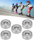 Skaters in action with Stainless Steel High Speed Quiet Roller Skate Bearings For Skates Skateboards Longboards Inline And Electric Boards 7x19x6mm 10 Pcs Built Tough For A Smoother Quieter Ride.