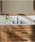 Oil Rubbed Bronze 8 Inch Widespread Bathroom Faucet With Two Handles For Three Hole Mount Includes Valve And Metal Pop Up Drain