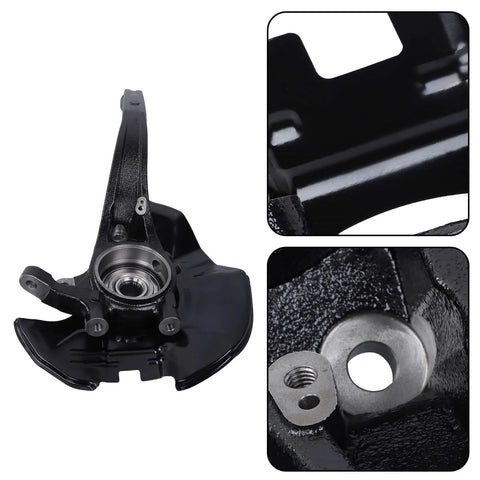 Front Left Wheel Hub Bearing Steering Knuckle Assembly Replacement For Sonata 2006 2010 2.4L LK105 51715-3K550 displayed