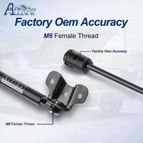 Beefed Up Heavy Duty Front Hood Struts Compatible With Honda Accord 2003 2004 2005 2006 2007 Front Lift Supports Gas Springs Replacement