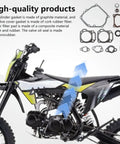 Gasket Set Kit For Predator 212cc 224cc Small Engine Rebuild with go-kart bike showing gasket components and performance upgrade
