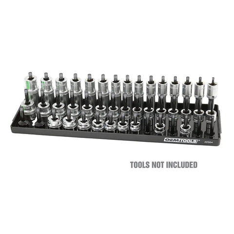 Three Post Metric Socket Tray Set For The Toolbox A Real Workhorse With Deep Shallow And Impact Rows A 3 Row Organizer