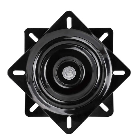 Heavy Duty 6.25 Inch 360 Degree Bar Stool Swivel Plate Replacement Base For Recliners And Bar Stools Universal Mount Pattern 125x125 To 177x177 mm 24mm High Ball Bearing Swivel Fits Chairs Boat Seats Vans.