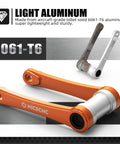 Orange Adjustable Lowering Suspension Link Arm For Front End Stability And Handling CNC Machined Billet Aluminum With Anodized Finish Easy Install Street Ready Drop Kit For Improved Ride And Precision Steering With An Aggressive Look, 6061-T6
