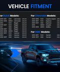 Vehicle fitment chart for Plug N Play High Pressure Fuel Pump With Seal Gasket And Bolt For GMC Terrain 2010-2017, Chevy Equinox 2010-2017