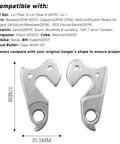 Rear Derailleur Hanger WG008 SL For MTB And Road Bikes Beefy Universal Fit For Santis Boundry Bonafide Taff Aluminum Alloy