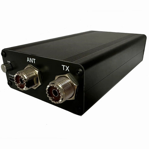 Plug And Play Tiny 100W Automatic Antenna Tuner With OLED Display Covers 1.8 MHz To 55 MHz Self Tuning ATU 7 By 7 Grid Battery Built In 2950mAh