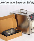 Electric Liquid Transfer Pump With 5 To 10 Liters Per Minute Adjustable Flow For High Viscosity Fluids, Nonstick Gear For Easy Cleaning, Handles Honey Up To 8 Kg Per Minute, Food Grade Pumping System For Processing And Filtering, stainless steel unit with adapter