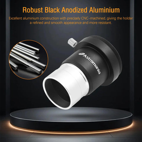 1.25 Inch Universal T Adapter Eyepiece Extension Tube With Filter Thread for Prime Focus Astrophotography, CNC Machined Metal Body