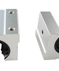 Two SBR50UU blocks from Dope Linear Rail Kit With Four 2450Mm Rails And Eight SBR50UU Blocks For CNC Routers And 3D Printers