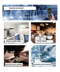 Grab And Go Handheld Dust Particle Counter Monitors Aerosol Density Checks Pm25 Plus Pm10 For Cleanrooms With Fast Digital Readouts And Straight Up Tight Accuracy in cleanroom settings.