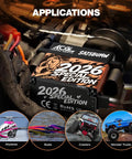 Beefed Up 62Kg Brushless RC Servo Motor With Full Metal Gear 0.092s High Speed At 16.8V Programmable Smart Servo For 1 To 10 and 1 To 8 RC Cars And Trucks Limited 2026 Edition Black And Orange Shell With Laser Engraved Horse Individually Numbered
