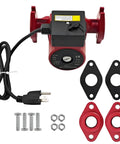 Heft And Durability For A 1/25 Hp Circulation Pump Built For Bell And Gossett NBF 22 103252LF Models with accessories, red, electric connection.