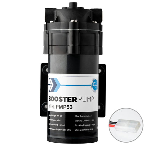 Boost Your RO Setup With This PMP53 Booster Pump For RCS5T Reverse Osmosis System Replacement Upgrade With No Fuss Prewired