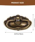 Stylish Metal Case Handles And Wooden Drawers Pulls For Cabinet Knobs Replacement Kit, Durable Hardware For Dresser And Cupboard With Easy Install And Exquisite Look That Slays, 3.07in wide