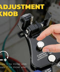 3 In 1 Automatic Wire Stripper Tool For 8 To 22 AWG showing adjustable knob for precise wire stripping in electrical work