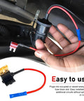 Pro Grade 8 Pack Car Fuse Taps Add A Circuit Dual Slot Adapter Kit shown, ideal for adding circuits without cutting.