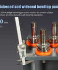 Metal Wall Mounted CNC Tool Holder Rack Double Layer for BT30 BT40 HSK50 HSK63 Tool Holders with caliper measuring 20mm width
