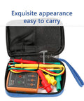 Three Phase Sequence Tester With LED Indicator And Buzzer For 60V To 600V AC A Pro Grade NoNonsense Gear For Detecting Phase Presence And Rotation Compact Electric Meter For Industrial Checks, in carry case