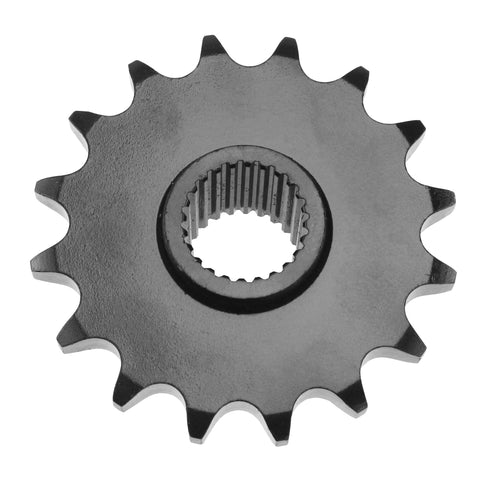 16T 530 Chain Front Sprocket With 24 Spline Fits GY6 150cc 200cc 250cc ATV Quad Go Kart Dirt Bike UTV High Strength Alloy Steel Drive Gear Replacement For Taotao And Other 530 Chain Systems