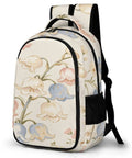 Multicolor Bluebell Linen Pattern Backpack For Everyday Carry Unisex Large Capacity Durable Polyester Breathable Design