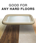 2 Inch Furniture Sliders For Hardwood Floors 12 Pack Beige Floor Protectors on wood and tile surfaces