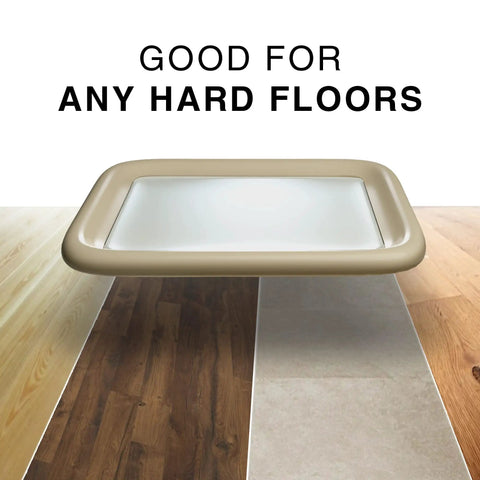 2 Inch Furniture Sliders For Hardwood Floors 12 Pack Beige Floor Protectors on wood and tile surfaces