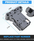 Washer Door Lock Assembly Replacement With Easy Install For 5304505231 5304514774 Fits Washers Cross References AP6329665 PS12365826 EAP12365826 4839359 A03648203 PD00057822 AFR18027 AP6029853 PS11759823 EAP11759823 4452371 ES5231 PD00045641, 3.08 x 3.15 in