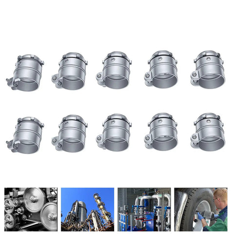 Heavy Duty 20 Piece 1 Inch Squeeze Conduit Connectors For Fmc Electrical Systems Die Cast Zinc Alloy with reverse locking nut.
