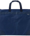 Go Anywhere Heavy Duty Large Zipper Pouch With Handle Fits A4 Paper And 16 Inch Laptop, Waterproof Oxford File Bag, Spacious Organizer For Office Travel And Daily Grind In Blue, front view