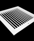 Aluminum Return Grille for Duct Opening 26 by 8 Inches with Outer Dimensions 27.875 by 9.875 Inches, Linear Bar Design for Unrestricted Air Flow